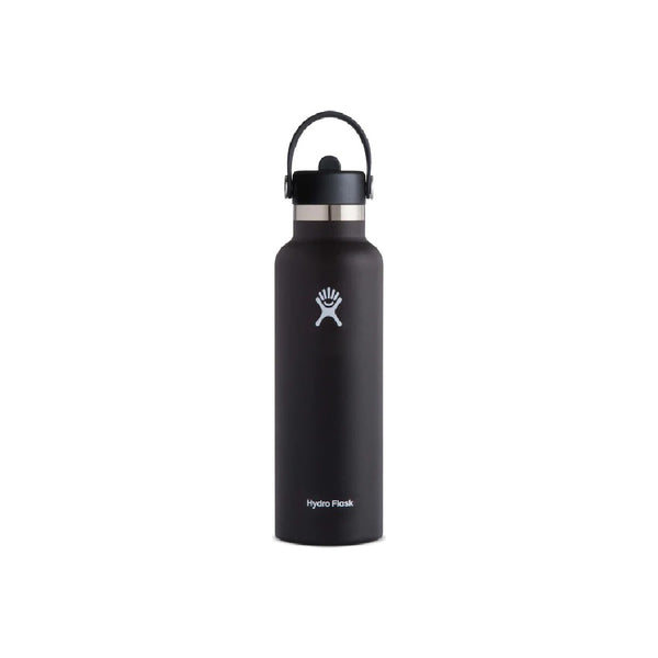21 Oz Standard Flex Straw Cap - Black
