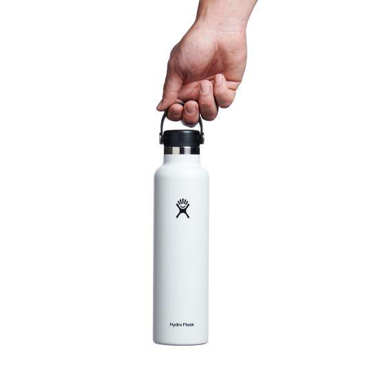 Hydro Flask 24 Oz Standard Mouth Bottle With Flex Cap – White - Hydro Flask