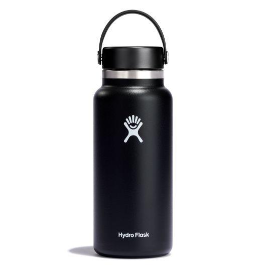 Hydro Flask 32 Oz Wide Flex Bottle With Flex Cap – Black - Hydro Flask