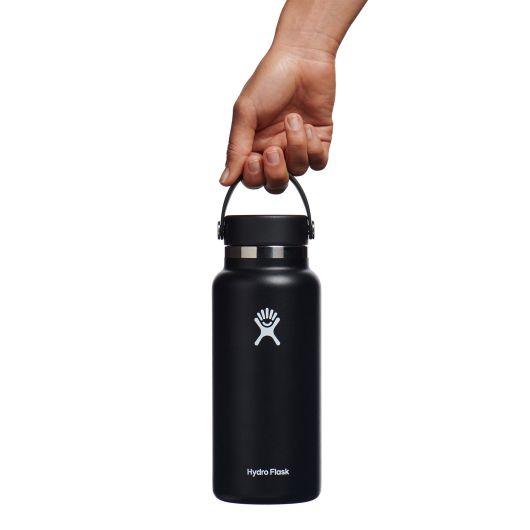 Hydro Flask 32 Oz Wide Flex Bottle With Flex Cap – Black - Hydro Flask